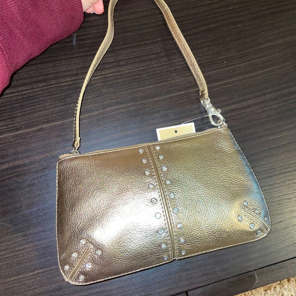 Michael Kors: Beautiful Bronze/Gold Wristlet